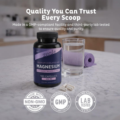Magnesium Complex with Glycinate, Malate, & Citrate