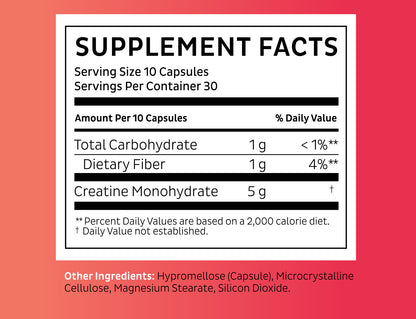 Zeal Creatine Monohydrate (300 Capsules)
