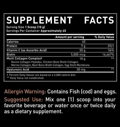 Premium Multi Collagen Peptides Powder